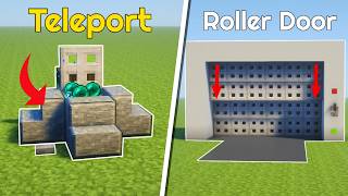 Minecraft: 7 EPIC Redstone Builds & Ideas!