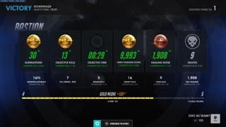 Overwatch Eichenwalde Bastion Defense Quickplay Gameplay (2020/02/18)