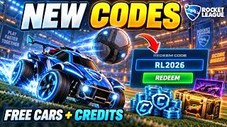 NEW ROCKET LEAGUE CODES 2026 😱 HOW TO GET FREE ITEMS, CARS & CREDITS FAST! WORKING RL REDEEM CODES