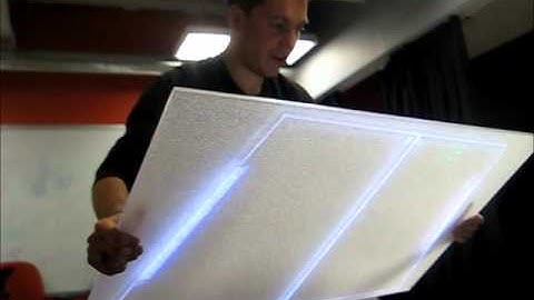 Messing around with the transparent multitouch screen