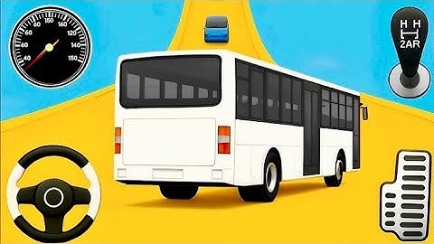 Crazy Bus Mega Ramp Impossible Racing Bus Stunts Impossible Tracks Android Gameplay Video P-05 #bus