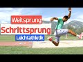 TECHNIKBILD SCHRITTSPRUNG WEITSPRUNG | Weitsprungtechnik Analyse | Weitspringen - Schule | Longjump