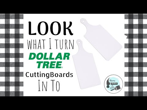 Dollar Store Cutting Board Crafts - The Cottage Market