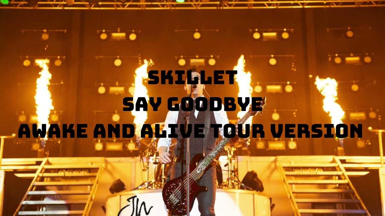 Skillet - Say Goodbye (Awake And Alive Tour Version, Leg 2)