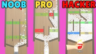 NOOB vs PRO vs HACKER in Bounce and collect