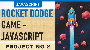 Rocket Dodge Game in JavaScript 🚀 | One-Tap Game using HTML & Canvas (No Libraries!)