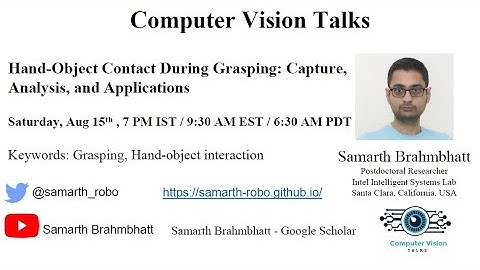 Hand-Object Contact During Grasping: Capture, Analysis and Applications