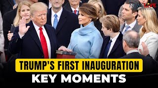 Key Moments from President-elect Donald Trump's First Inauguration