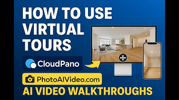 How To Use CloudPano Virtual Tours and Create AI-Video Walkthroughs With Photoaivideo.com