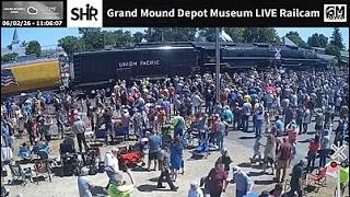 Grand Mound Depot Museum Live Railcam - Grand Mound, IA #SteelHighway