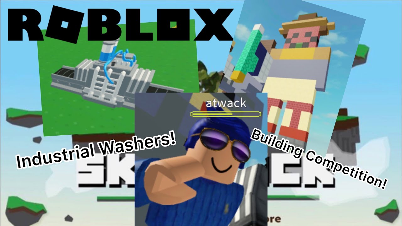 Roblox Skyblox Building Competition for Industrial Washers! YouTube