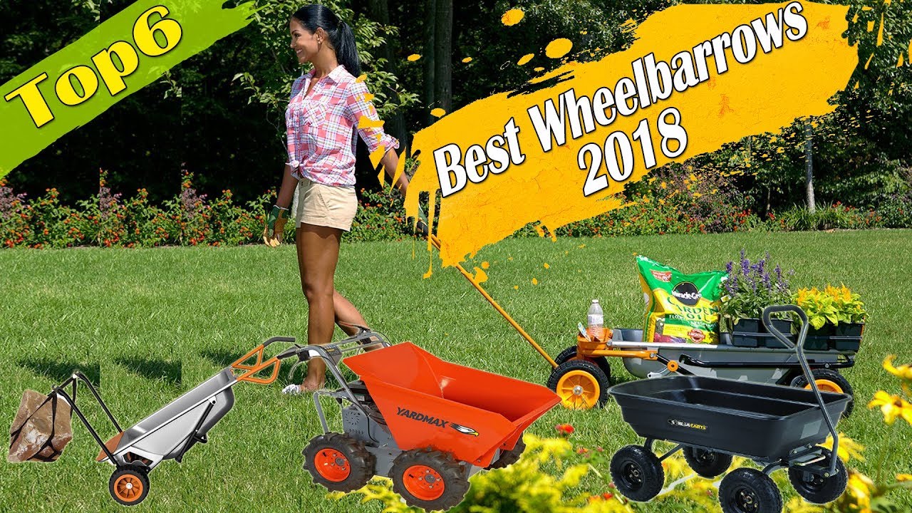 Top 6 Best wheelbarrow Reviews 2018 | Garden cart | Garden wagon