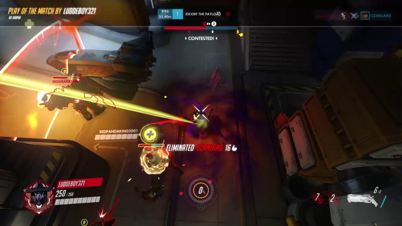 Overwatch: Origins Edition Play of the Game ULTIMATE  REAPER KILL