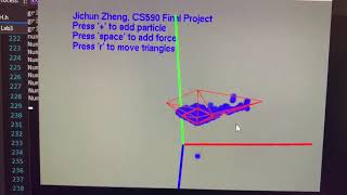 CS590 CheckPoint3 SPH Collision Demo