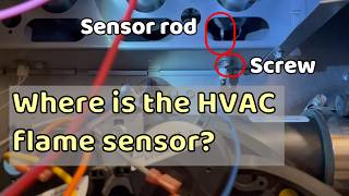 [DIY] Locate & clean flame sensor to fix HVAC furnace short cycling