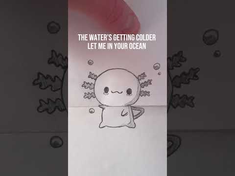 The Water S Getting Colder Let Me In Your Ocean SWIM Art Drawing Trend Axolotl Swip Drawing 