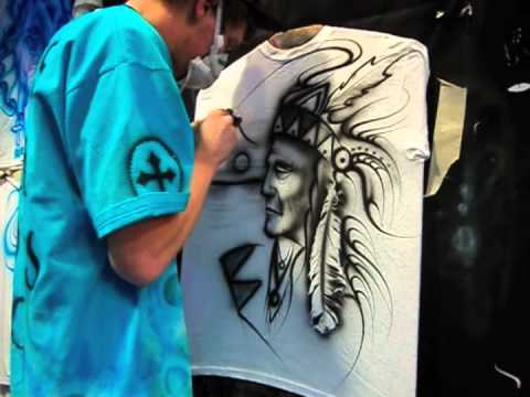  Airbrush  Artwork  The Freestyle Native YouTube