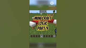 Minecraft logic Part 9 #shorts #minecraft