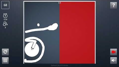 Right on the edge! Brain It On Level 68!