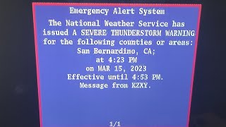EAS- VEF Severe Thunderstorm Warning (SVR) San Bernardino County, CA (WXM66/ KATJ-FM)