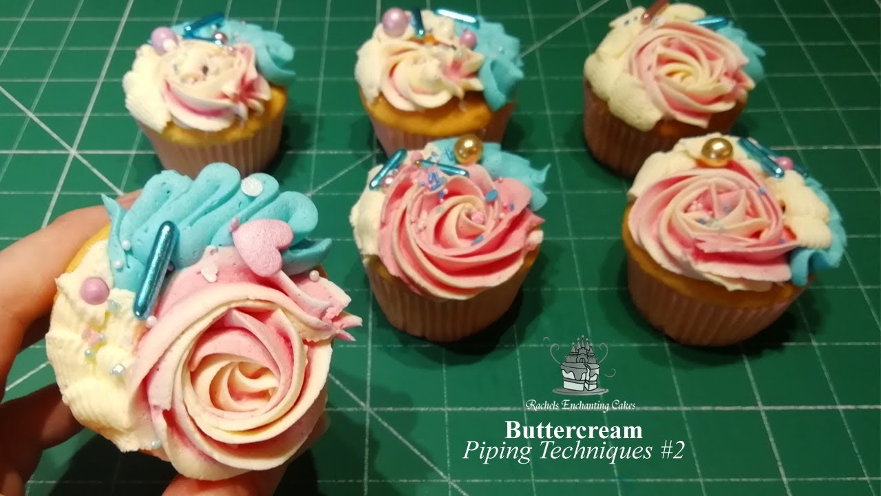 How to Pipe Buttercream Roses & Ruffles PIPING TECHNIQUES YouTube