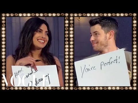 Priyanka Chopra & Nick Jonas Play the Newlywed Game | Vogue