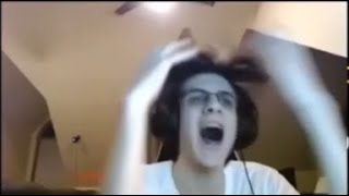 Geometry Dash Streamer Rage Compilation