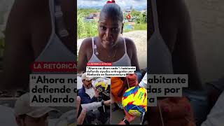 Woman from Buenaventura defends Abelardo de la Espriella over delivered aid and sparks debate