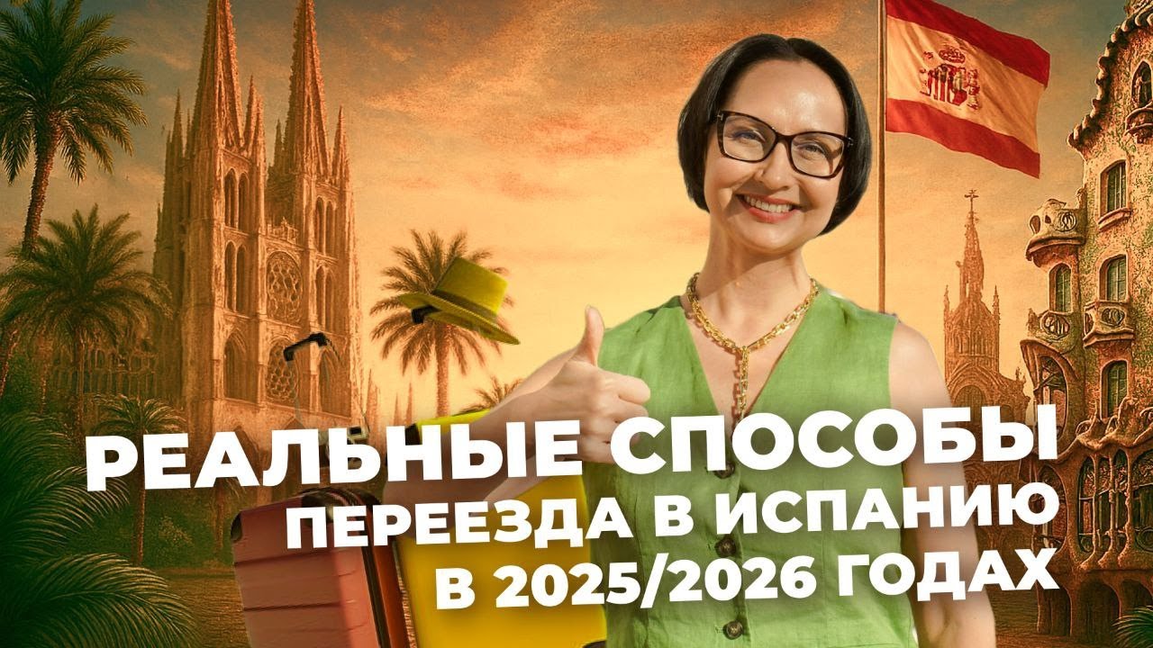 КАК ПЕРЕЕХАТЬ В ИСПАНИЮ 🇪🇸 САМЫЕ РЕАЛЬНЫЕ СПОСОБЫ И ТИПЫ ВНЖ В 2025/2026 ГОДАХ