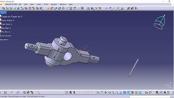 Knuckle Joint || Assemby || Catia V5