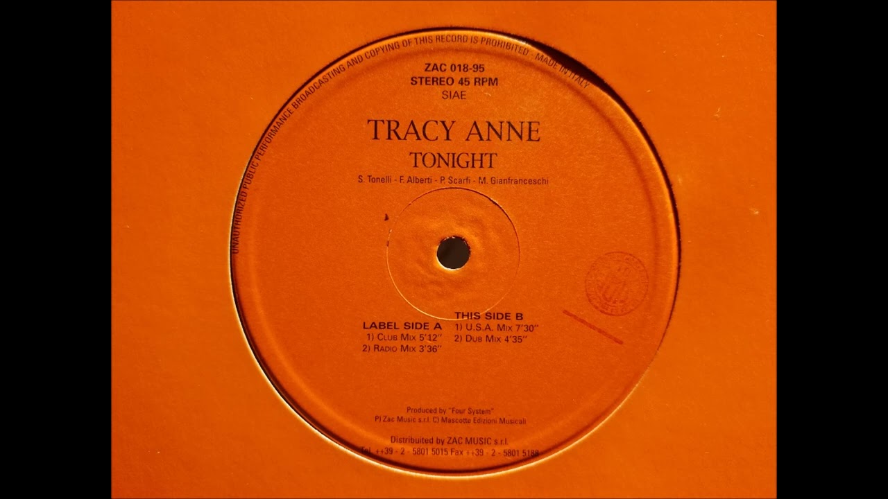 TRACY ANNE - TONIGHT (RADIO MIX) HQ