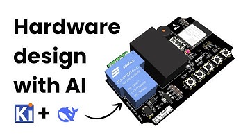 Hardware design with DeepSeek AI | KiCad + DeepSeek | Gen AI based timer board | Ampnics