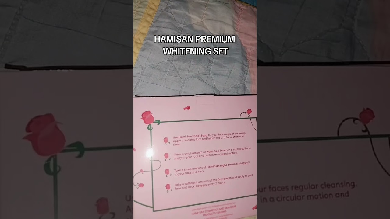 hamisan premium whitening set 