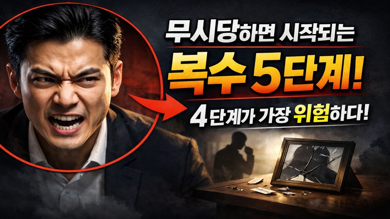 나르시시스트의 분노: 무시당했을 때 시작되는 복수 5단계. 4단계가 가장 위험합니다!