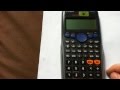 How to calculate mean and standard deviation on a casio fx ...