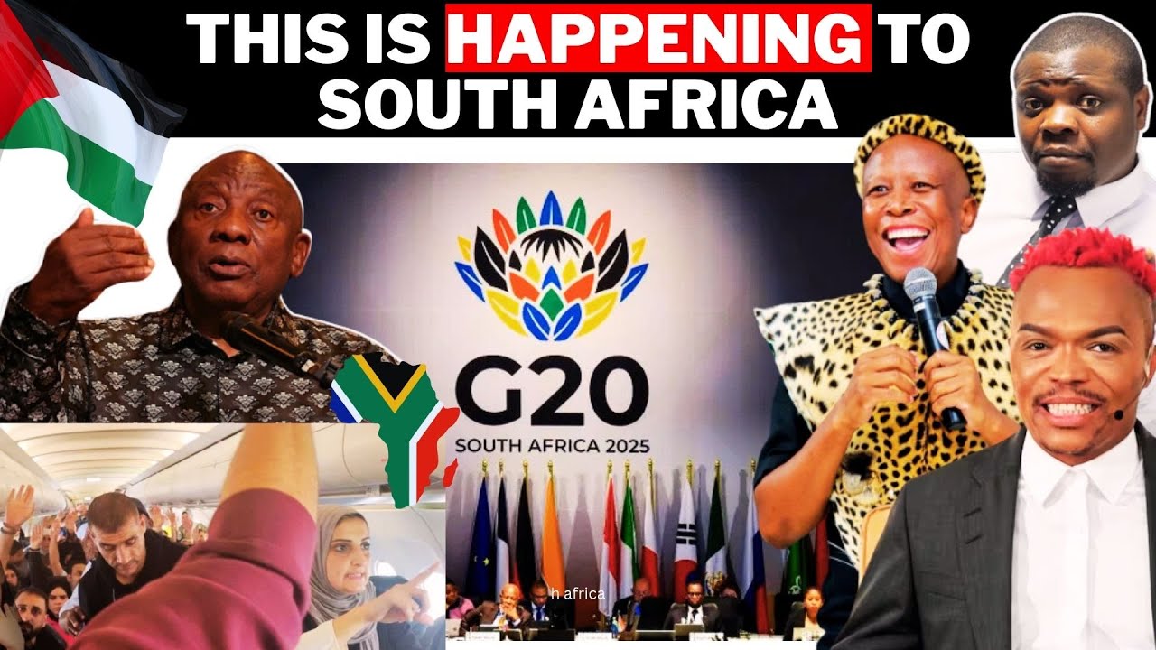 Южноафриканский саммит G20 2025 года отвергнут и разоблачён |Рамафоса|Палестина|Джулиус Малема|Со...