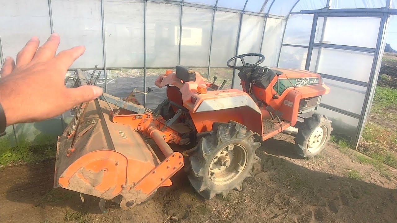 ミニトラクター2台目ハウス専用やって来る211211 - YouTube