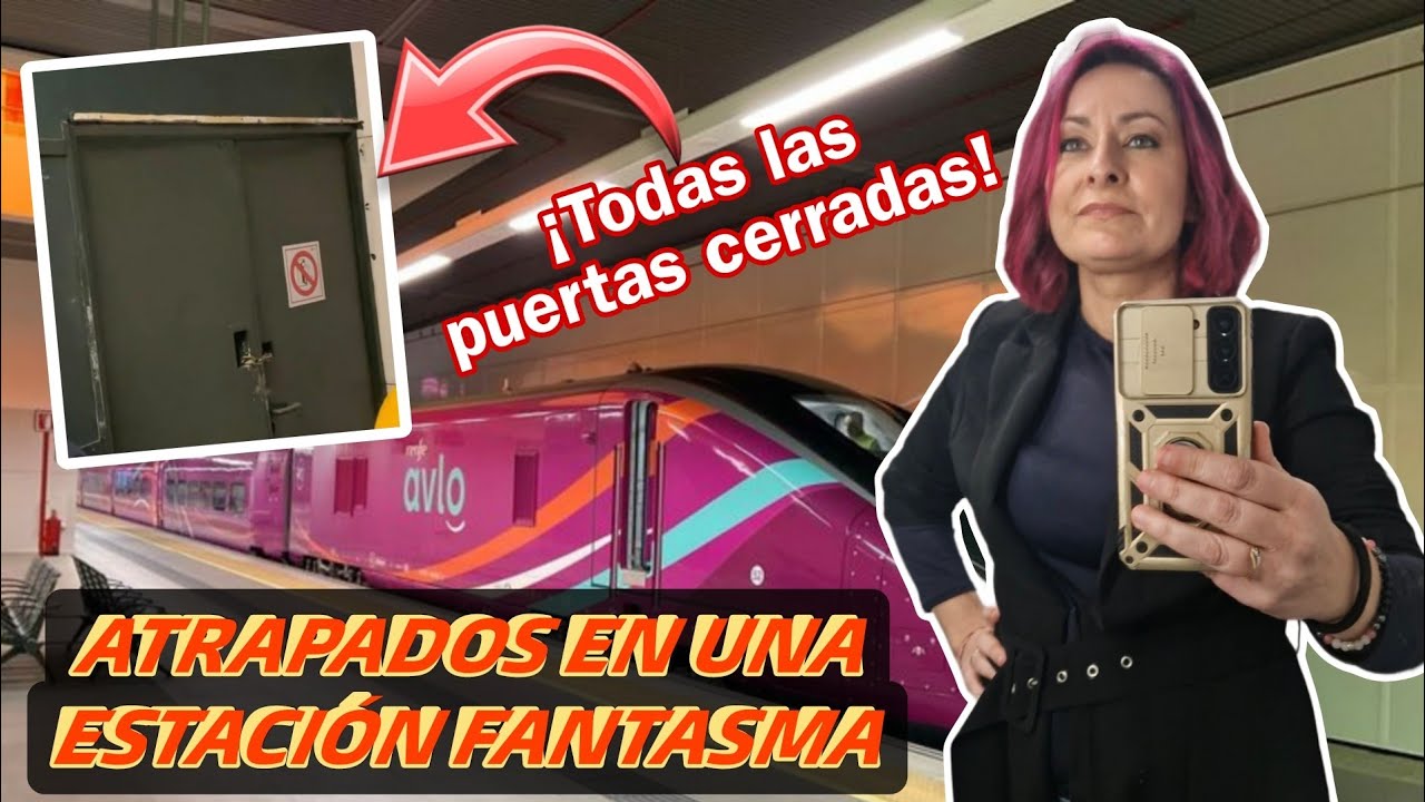 La pesadilla que vivimos los pasajeros del AVLO Madrid-Barcelona🚂 Atrapados en una estación fantasma