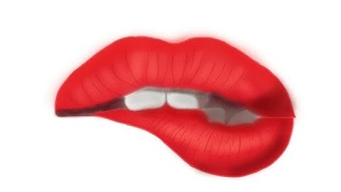 How to draw lips(Autodesk Sketch Book)TIMELAPS