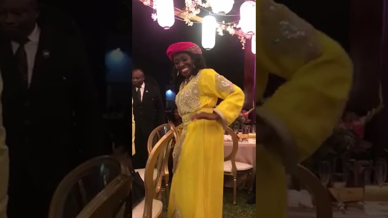 Late President Jerry John Rawlings dances superbly.