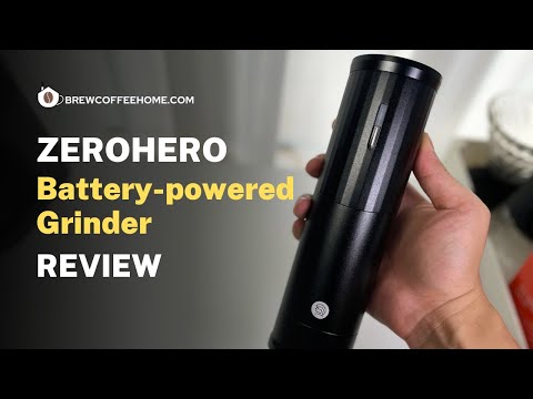 ZeroHero RUI Battery-Powered Coffee Grinder Review & Detailed Walkthrough #zerohero #coffeegrinder