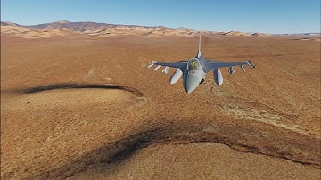 DCS F-16C - Defensive Systems mission over Nevada in VR/Rift-S