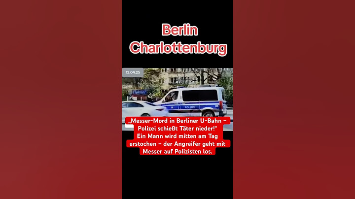 🚨„Messer-Mord in Berliner U-Bahn – Polizei schießt Täter nieder!“ #polizei #berlin #deutschland