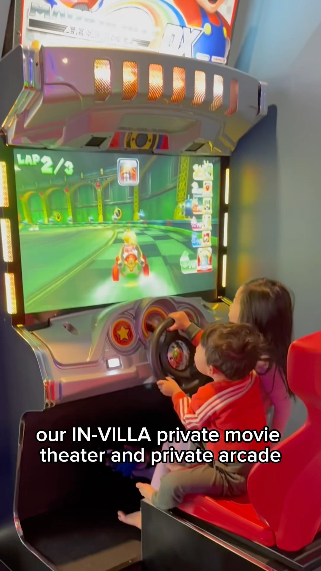 Private Arcade inside our 9 Room Resort Villa!!