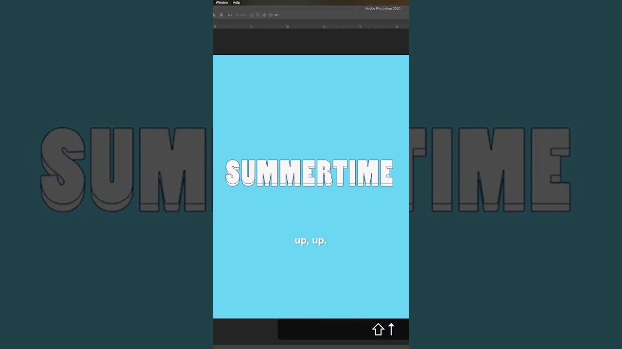 Photoshop Tutorial Fun Repeated Pop Text Effect