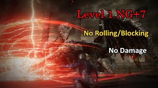 Elden Ring - Level 1 NG+7 Dragonlord Placidusax No Roll/Block [No Damage]