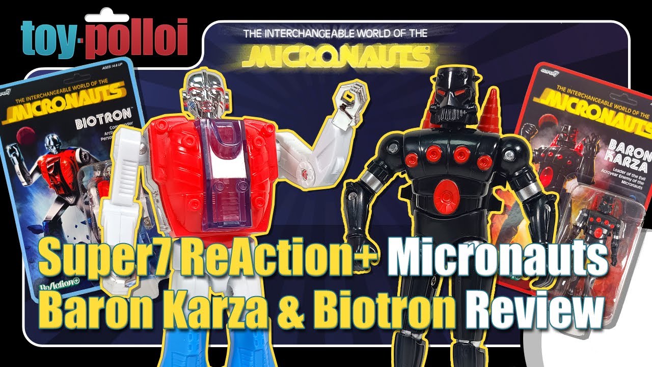 Super7 Micronauts Baron Karza & Biotron review - Toy Polloi