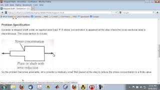 SimCafe: Stepped Shaft in ANSYS, Physics Setup