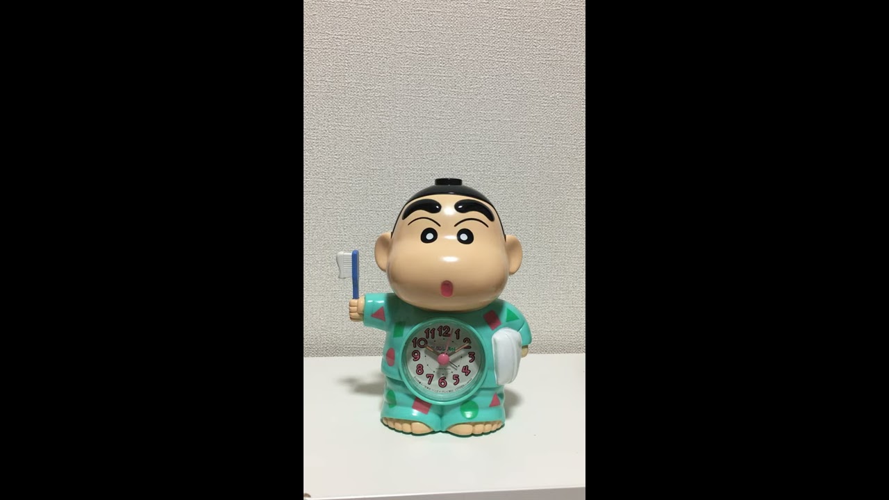 クレヨンしんちゃん目覚まし時計 4RE548-004 音声合成音 CITIZEN