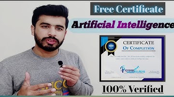 Free Certificate!!! Artificial Intelligence!!! Quiz Solution